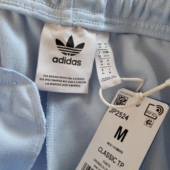 Adidas Classics Beckenbauer Track pants Mens Size M L XL Blue JP2525 - Picture 7 of 9